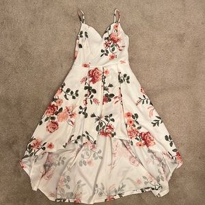 White Floral Dress